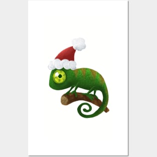 Chameleons Christmas! Posters and Art